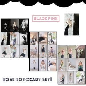 BLACKPINK ROSE '' Collection '' Fotokart Seti
