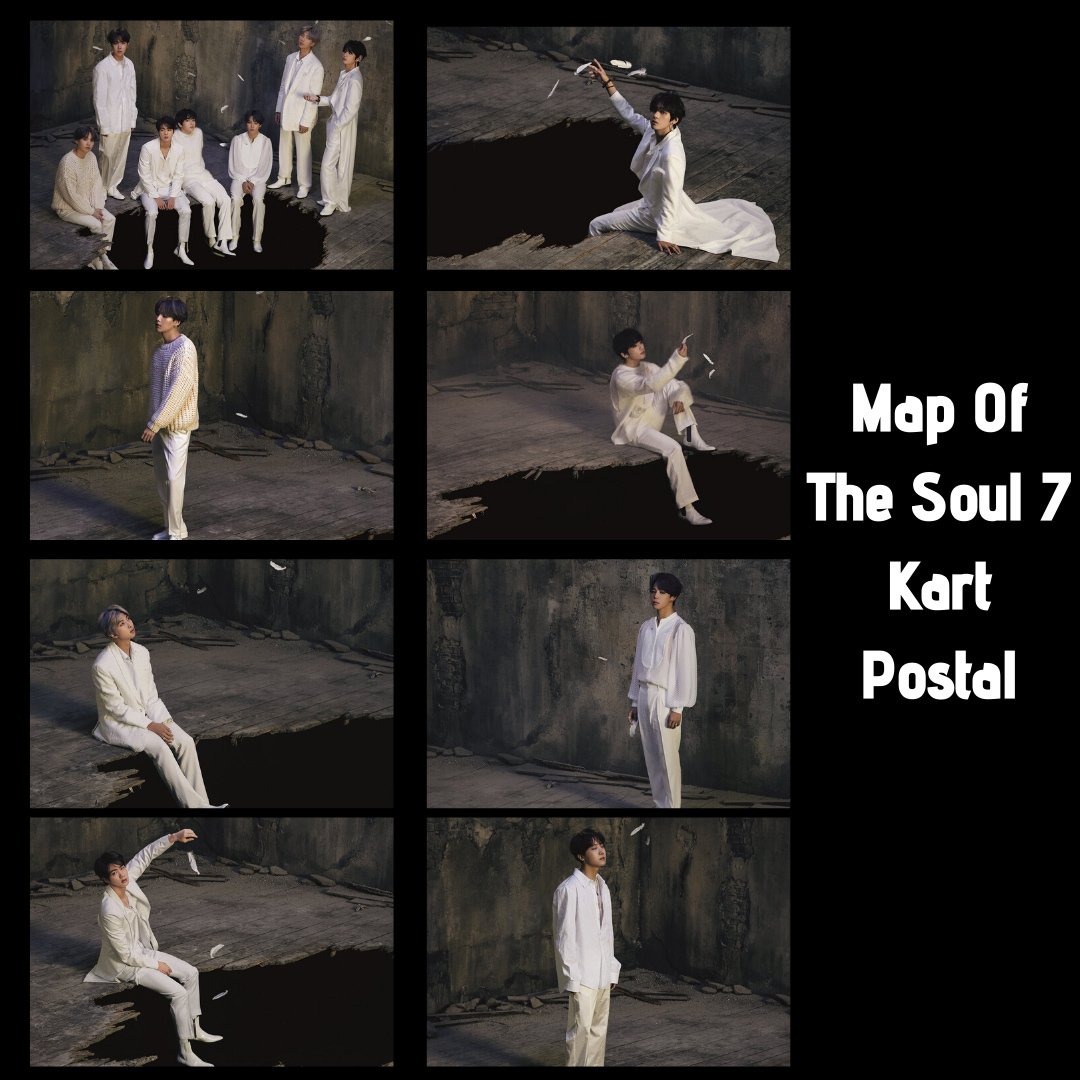 BTS ''Map Of The Soul 7'' Kartpostalları V1