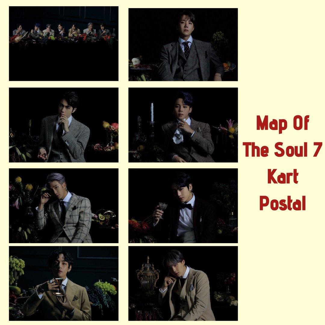 BTS ''Map Of The Soul 7'' Kartpostalları V3