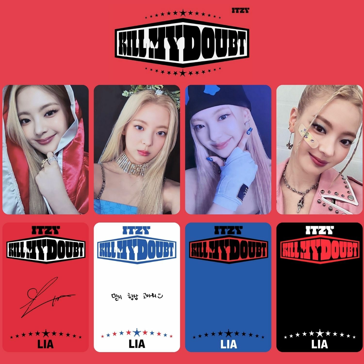 ITZY Lia '' Kill My Doubt '' PC Set