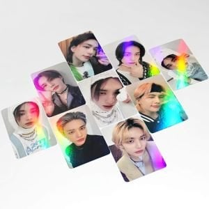 STRAY KIDS '' Hyunjin '' Çift Yön Baskılı Hologramlı / Lomo Card Seti