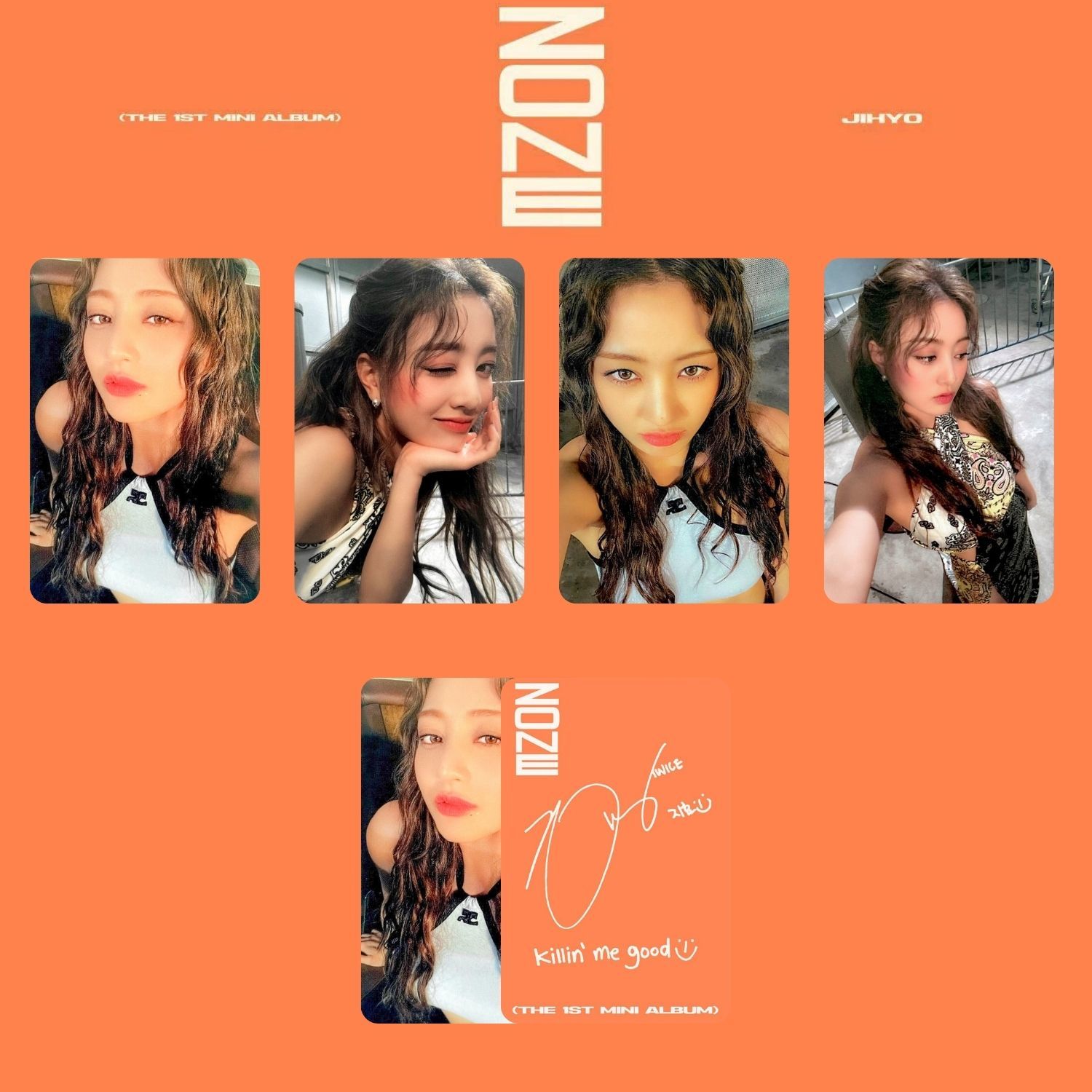 TWICE Jihyo '' Zone '' Albüm Kart Seti