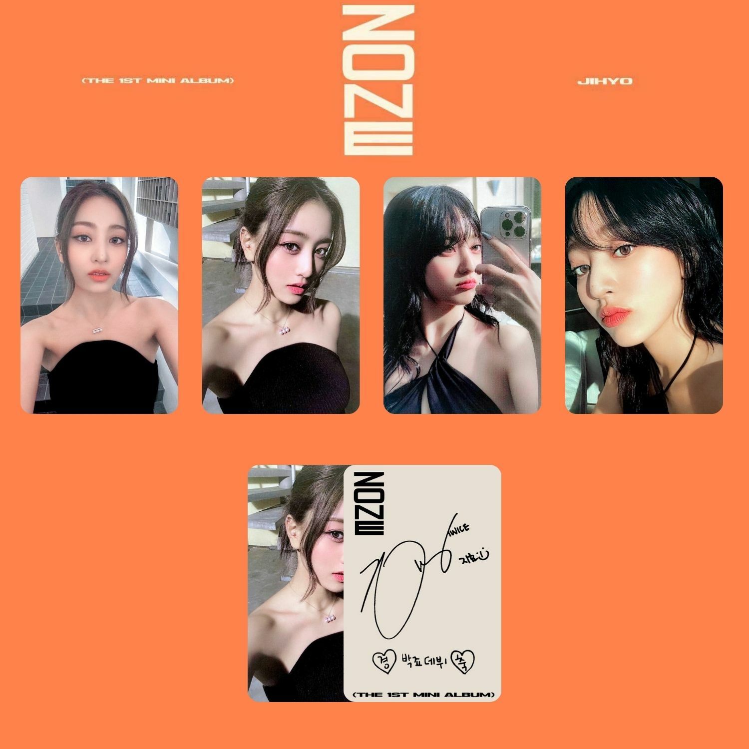 TWICE Jihyo '' Zone '' Albüm Kart Seti