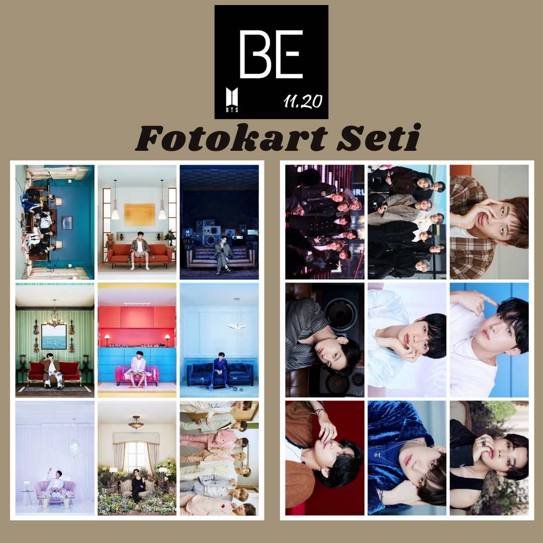 BTS ''BE Deluxe Edition'' Fotokart Seti