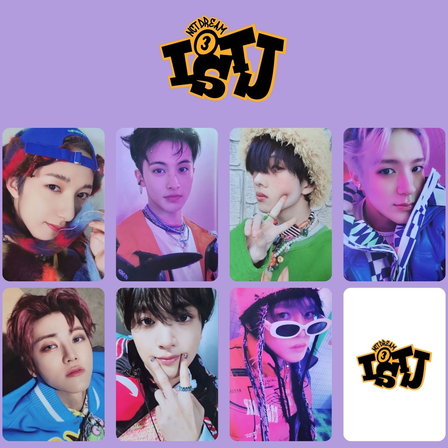 NCT Dream '' ISTJ '' Poster PC Set