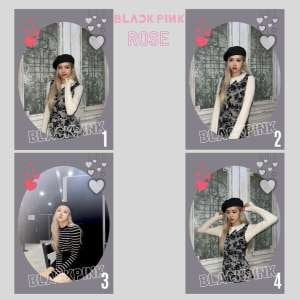 BLACKPINK Rose Kartpostalları