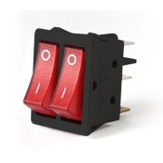 Emas A12B1K11 Işıklı Siviç Siyah Gövdeli Terminalli Işıklı 1NA 1NA 30x22mm