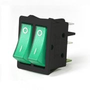 Emas A12B5Y11 Işıklı Siviç Siyah Gövdeli Köprülü Işıklı 1NA 1NA 30x22mm