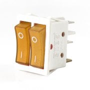 Emas A12W1S11 Işıklı Siviç Beyaz Gövdeli Terminalli Işıklı 1NA 1NA 30x22mm