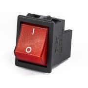Emas A14B4K11 Işıklı Siviç Siyah Gövdeli Vidalı Işıklı 2NA 30x22mm