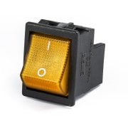 Emas A14B5S11 Işıklı Siviç Siyah Gövdeli Köprülü Işıklı 2NA 30x22mm