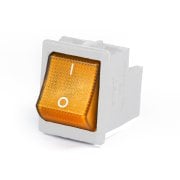 Emas A14W1S11 Işıklı Siviç Beyaz Gövdeli Terminalli Işıklı 2NA 30x22mm