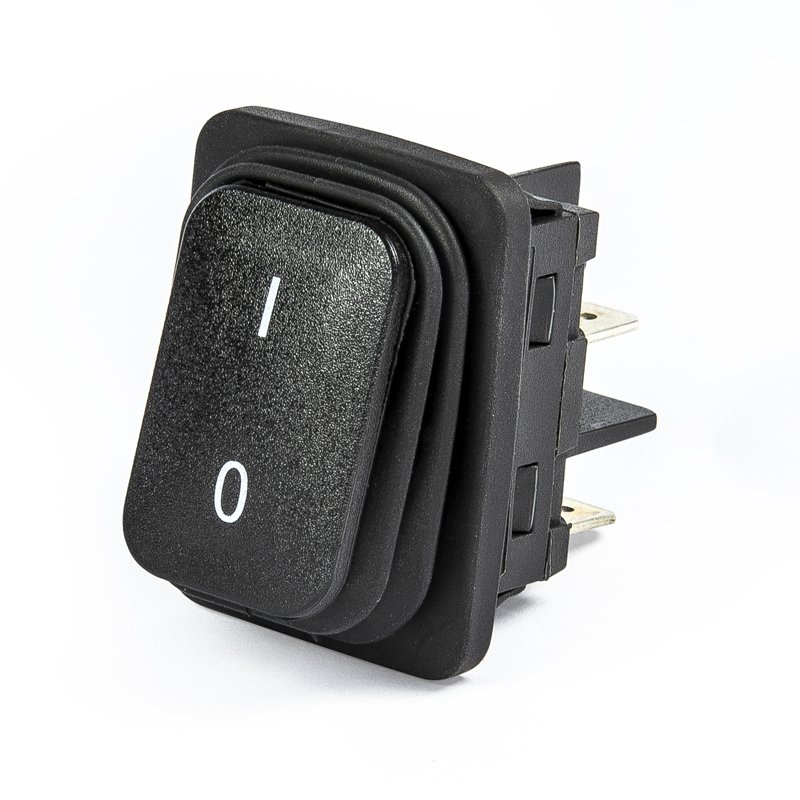 Emas A54B1H10 Işıklı Siviç Siyah Gövde Terminalli Işıksız IP65 2NA 30x22mm