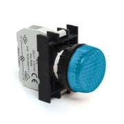 Emas B0E0XM Kontak Bloklu Sinyal Lambası Mavi Led 110V AC/DC