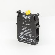 Emas C12 Kumanda Butonu Siyah 2 NA Joystik Kontak Blok