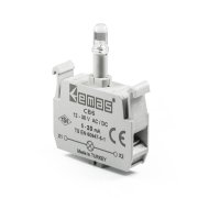 Emas CB6 Kırmızı Ledli Sinyal Blok Butonluk 12-30V AC/DC