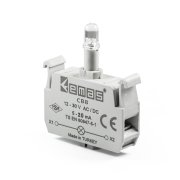 Emas CB8 Sarı Sinyal Blok Butonluk 12-30V AC/DC Ledli