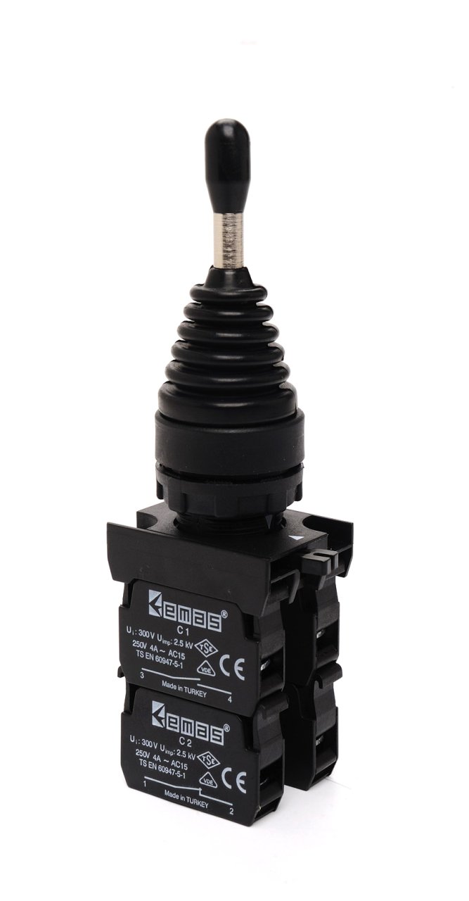 CP101DJ21 - C PLASTİK JOYİSTİK 2 POZ DÖNÜŞLÜ