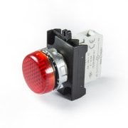 Emas CM0D0XK Kırmızı Sinyal Lambası 110V AC/DC Ledli Kontak Bloklu