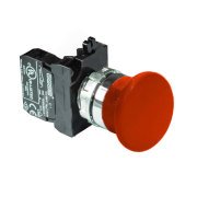 Emas CM100MK 1 NA Kırmızı Mantar Yaylı Kumanda Butonu