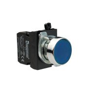 Emas CM101DM 2 NA Mavi Düz Yaylı Kumanda Butonu