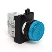 Emas CP0P0XM Kontak Bloklu Sinyal Lambası Mavi Ledli 220V DC