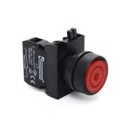 Emas CP100FK 1 NA Kırmızı Kalıcı Yaylı Kumanda Butonu