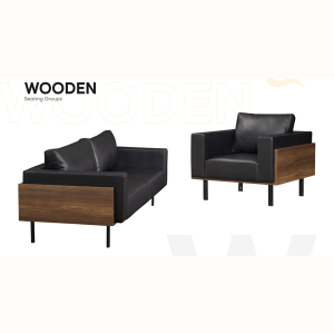 Wooden Tekli Ofis Büro Kanepesi
