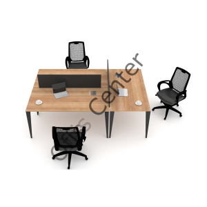 Exen Üç'lü Ayrılabilir Ofis ve Büro W Masa 200 cm