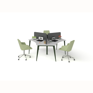 Exen Üçlü Ofis ve Büro Workstation Masa