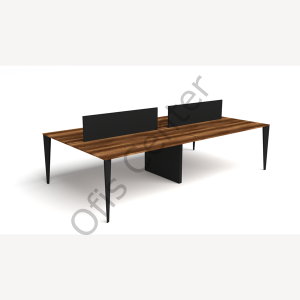 Exen Dört'lü Ofis ve Büro Masa 240x142 cm