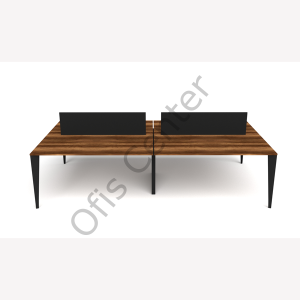 Exen Dört'lü Ofis ve Büro Masa 240x142 cm