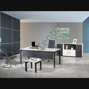 Flora Etejarli Ofis ve Büro Takım 180 cm Masalı