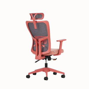Lumbar Ofis Müdür Koltuk Somon Renk