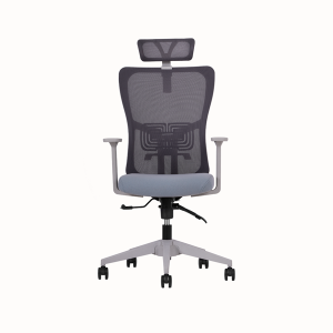 Lumbar Ofis Müdür Koltuk Gri Renk