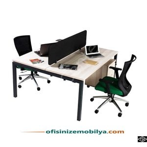 Radical İkili Ofis ve Büro Masa 140x145 cm