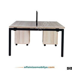 Radical İkili Ofis ve Büro Masa 140x145 cm Radical İkili Masa 120 cm - Marbella