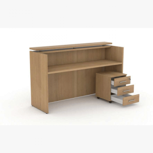 Viktoria Ofis ve Büro Banko 120 cm (Keson Hariç) 120 cm Banko - Barok-Antrasit