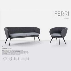 Ferri Ofis ve Büro İkili Kanepe