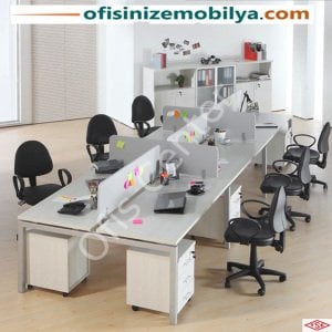 Radical Altı'lı Ofis Büro Çalışma Masası (360 cm)