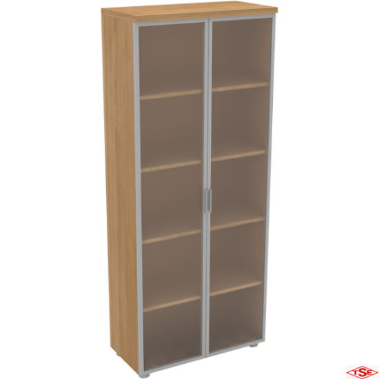 190x80cm Tüm Kapak Alüminyum Çerçeveli Ofis ve Büro Dolap
