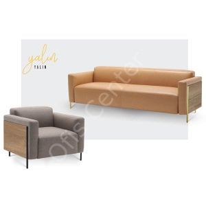 Yalın Gold Ofis ve Büro Tekli Kanepe