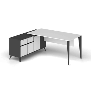 Exen Etejerli Ofis ve Büro Masası 165 cm