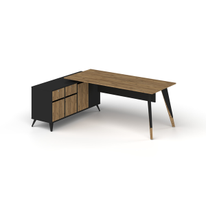 Trend Etejerli Ofis Masası 160 cm Masalı