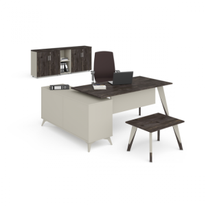 Trend Etejerli Ofis Masası 160 cm Masalı