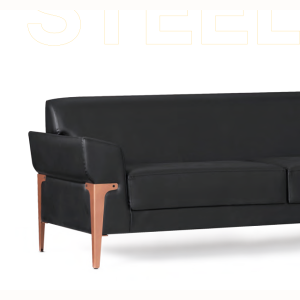 Steel Üçlü Ofis Büro Kanepe