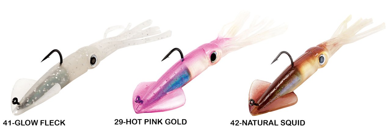 Lineaeffe FF Alive Squid 15.2 cm 22 gr İğne No:4/0 4 Adet Suni Yem 29-Hot Pink Gold