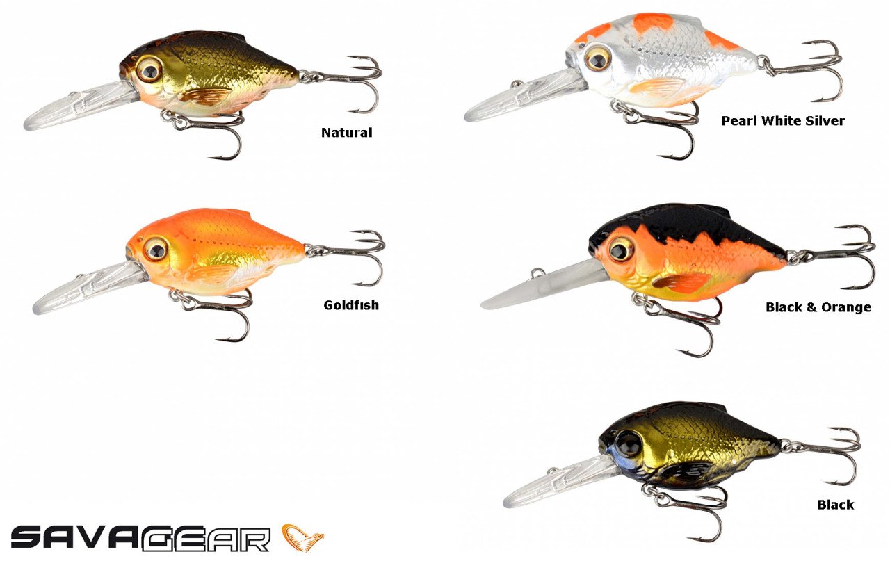 Savage gear 3D Crucian Crank 3,4 cm 3,4 gr SR DR Suni Yem