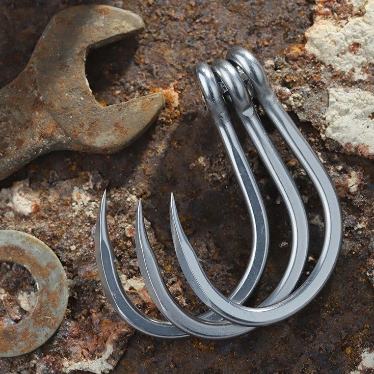 BKK Puka Livebait HD Hooks Size 6/0 – 4-Pack Heavy Duty Forged Saltwater Fishing Hooks - View #9
