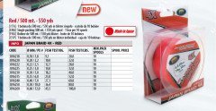 Lineaeffe Japon Braid Red 500 mt 4 Örgü İp